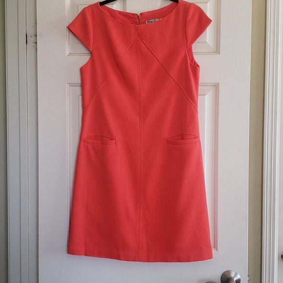 eliza j orange dress